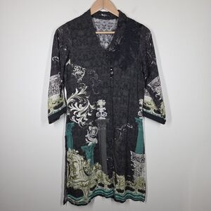 Ideas Pret Gul Ahmed Pakistan Kurti Tunic Top Intricate Embroidered Beaded XS
